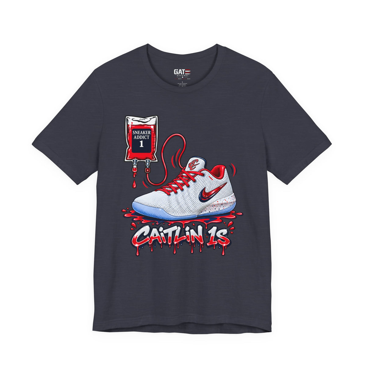 Caitlin Clark Caitlin 1s Addict Whites Sneaker Shirt