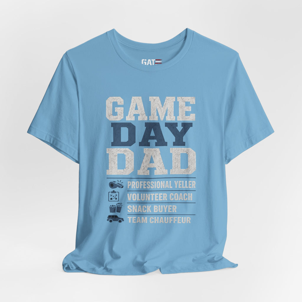 Game Day Dad Shirt, Father's Day Gift for Dad, Football Dad Tee, Baseball Dad Shirt, Team Chauffeur Coach Dad Tee