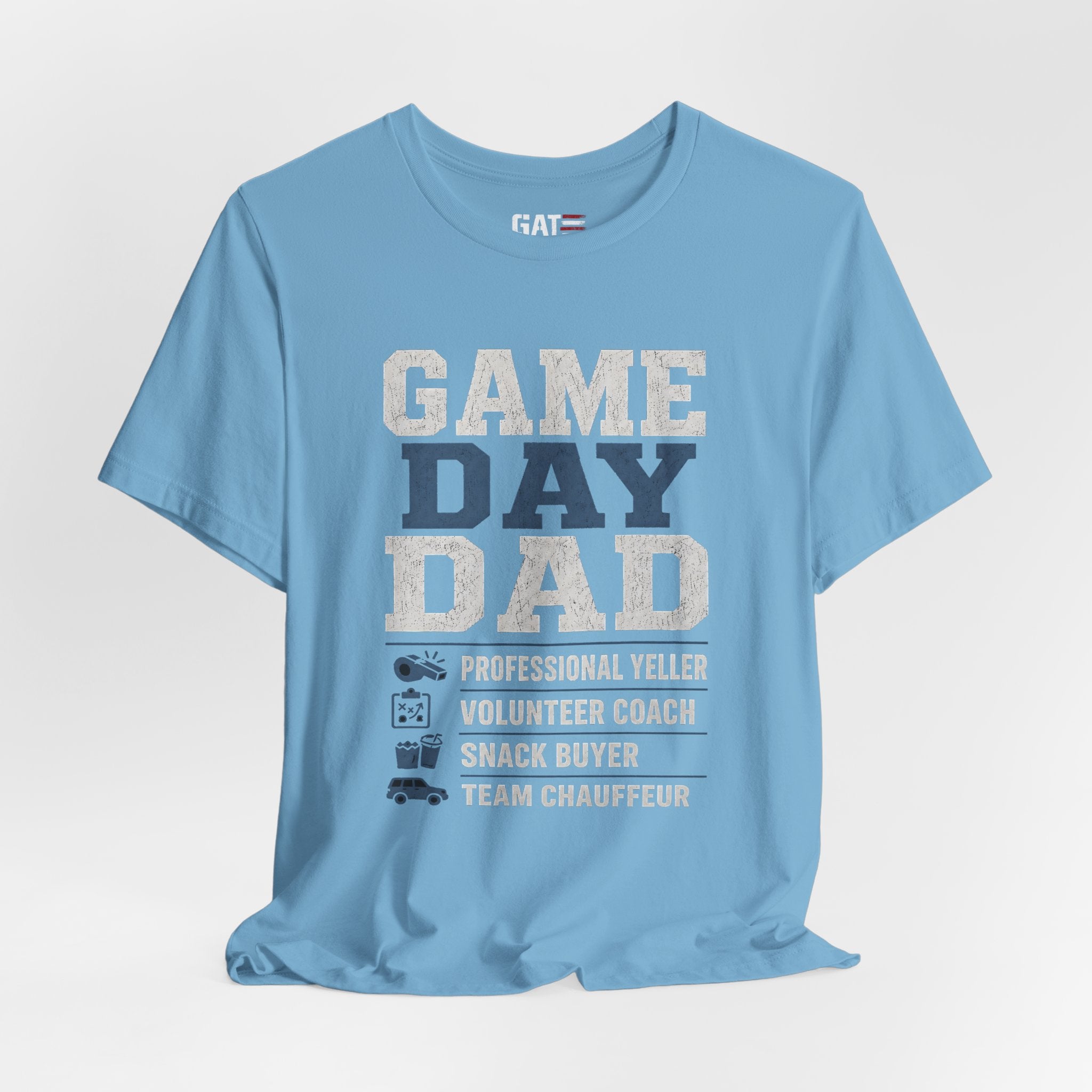Game Day Dad Shirt, Father's Day Gift for Dad, Football Dad Tee, Baseball Dad Shirt, Team Chauffeur Coach Dad Tee