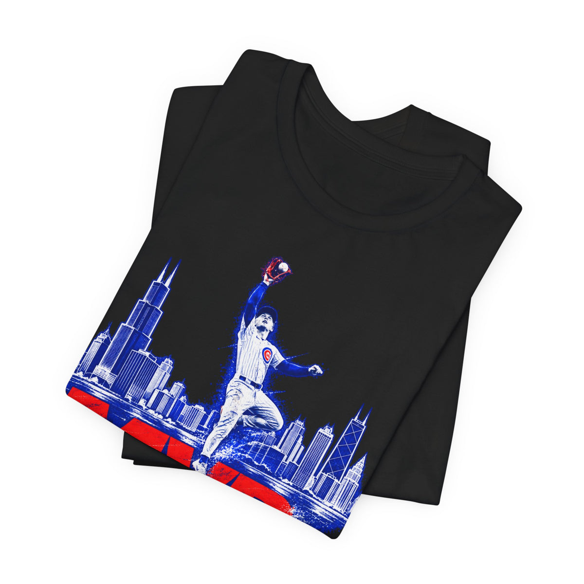 Chicago Cubs Pete Crow-Armstrong MVP Skyline Catch T-Shirt - product image 7