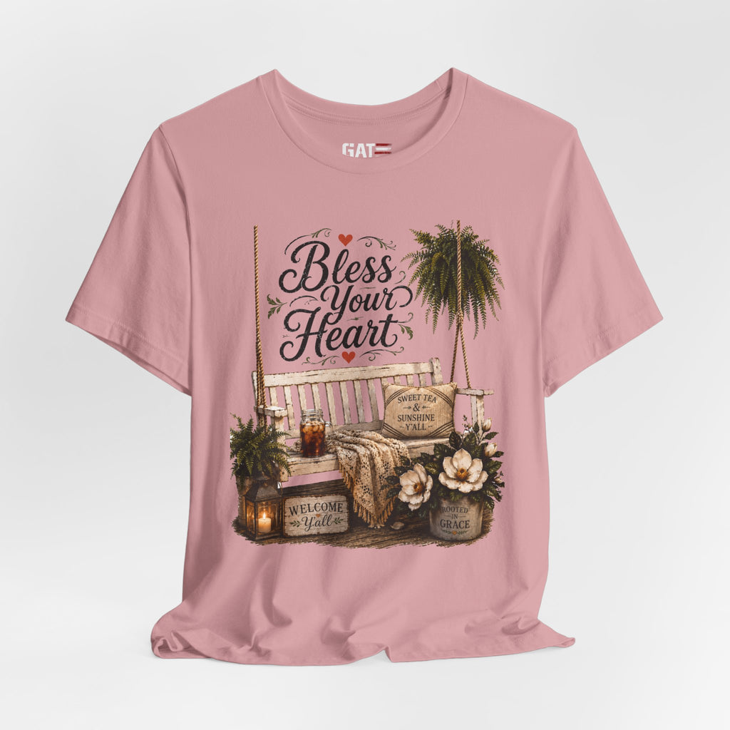 Funny Southern Shirt, Bless Your Heart Tee, Southern Humor Graphic Tee, Magnolia Floral Shirt, Country Girl Gift, Farmhouse Style Tee