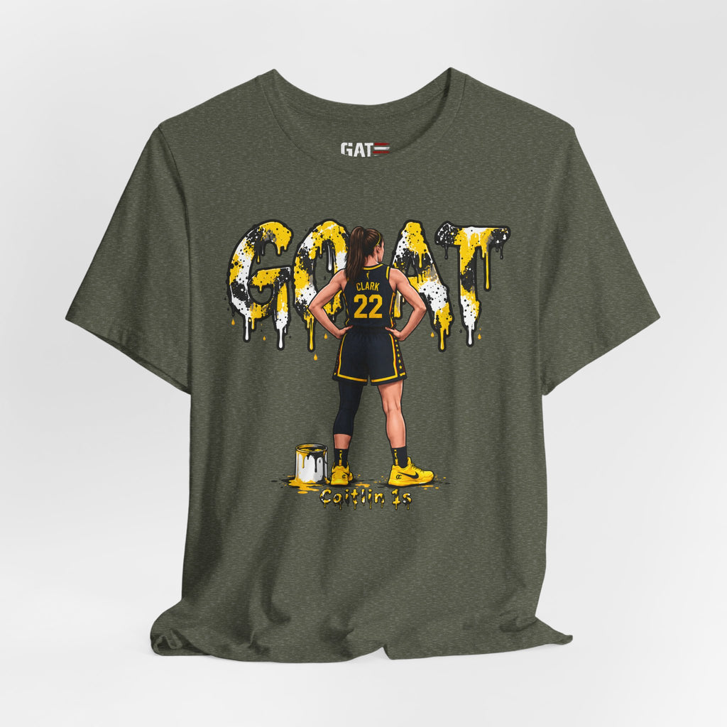 Caitlin Clark Caitlin 1s GOAT Yellow Sneaker Shirt