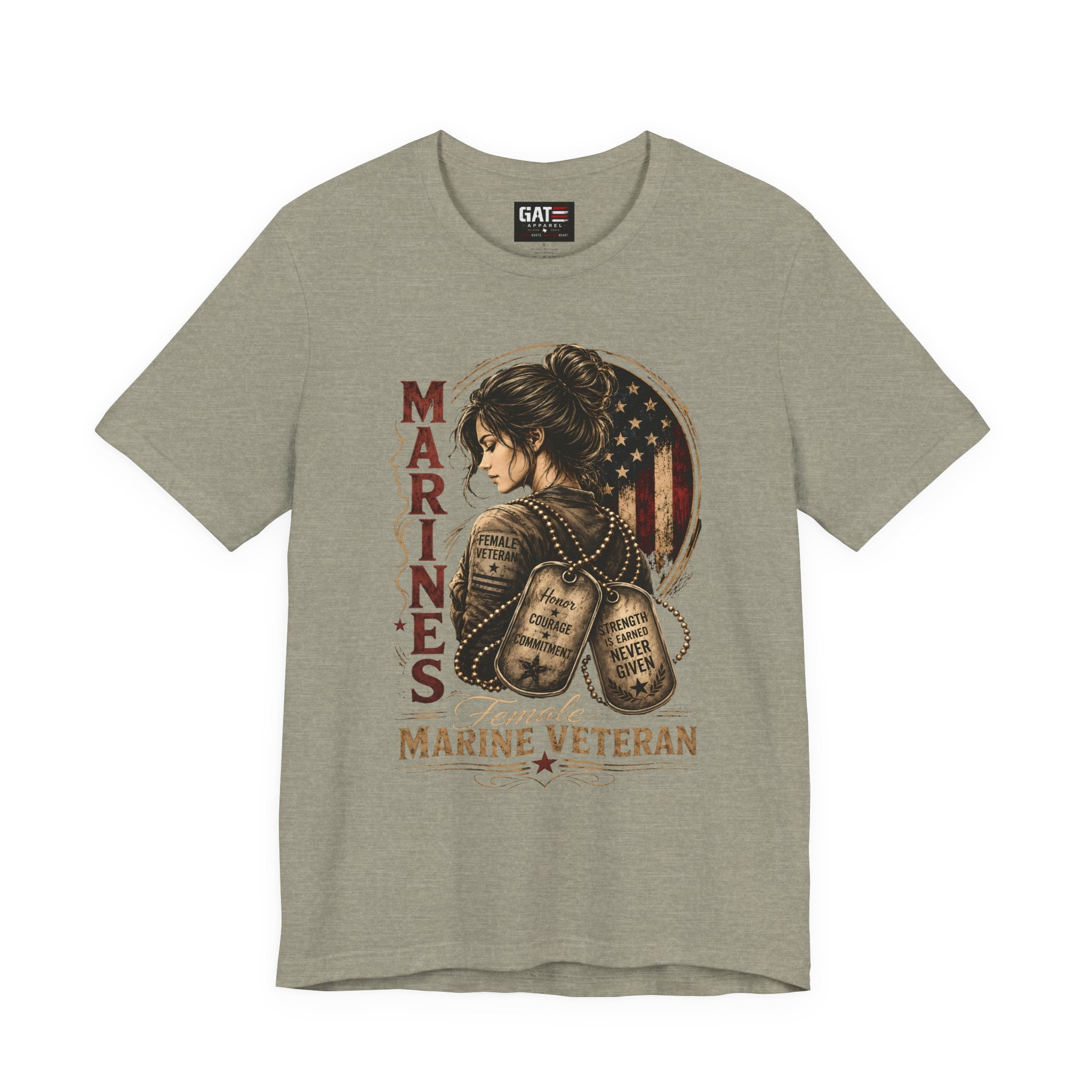 Female Marine Veteran Shirt Women Veteran Tee, Female Veteran Gift, Patriotic Military Shirt Women