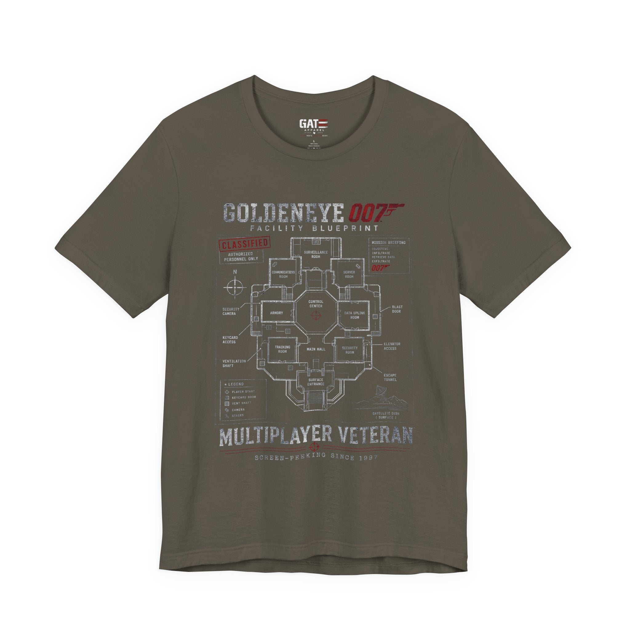 GoldenEye 007 Shirt, Retro Gaming Shirt, N64 Gamer Gift, 90s Gaming Shirt, Father's Day Gift for Him