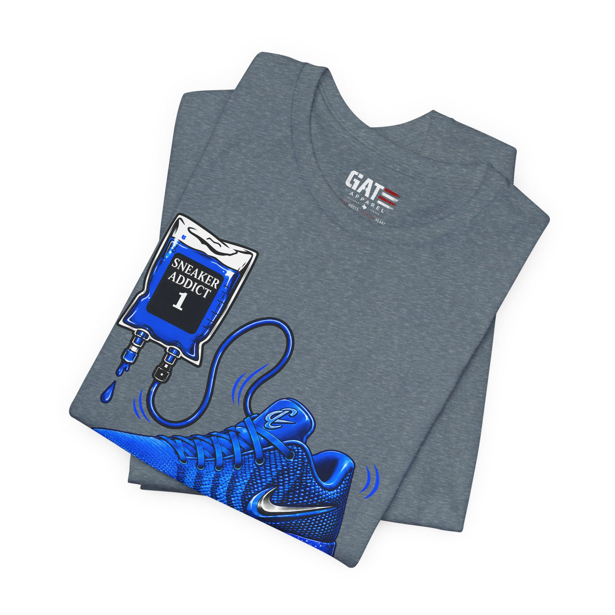 Caitlin Clark Caitlin 1s Addict Blue Sneaker Shirt