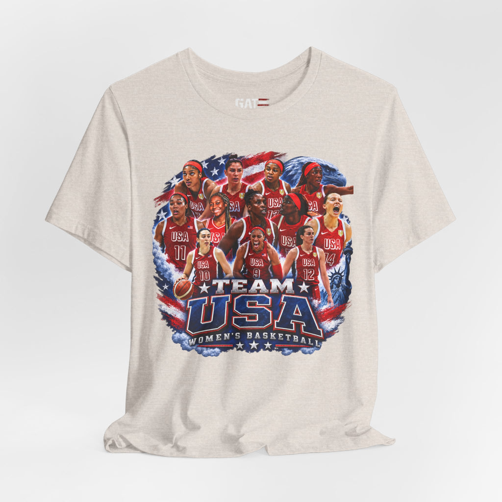Team USA Women's Basketball Shirt | FIBA Tee 2026 Design 3
