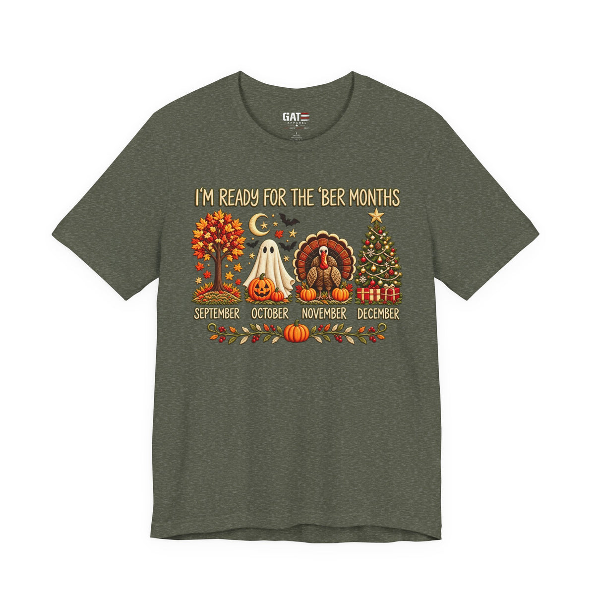 September to December Shirt | Fall Thanksgiving Christmas Tee