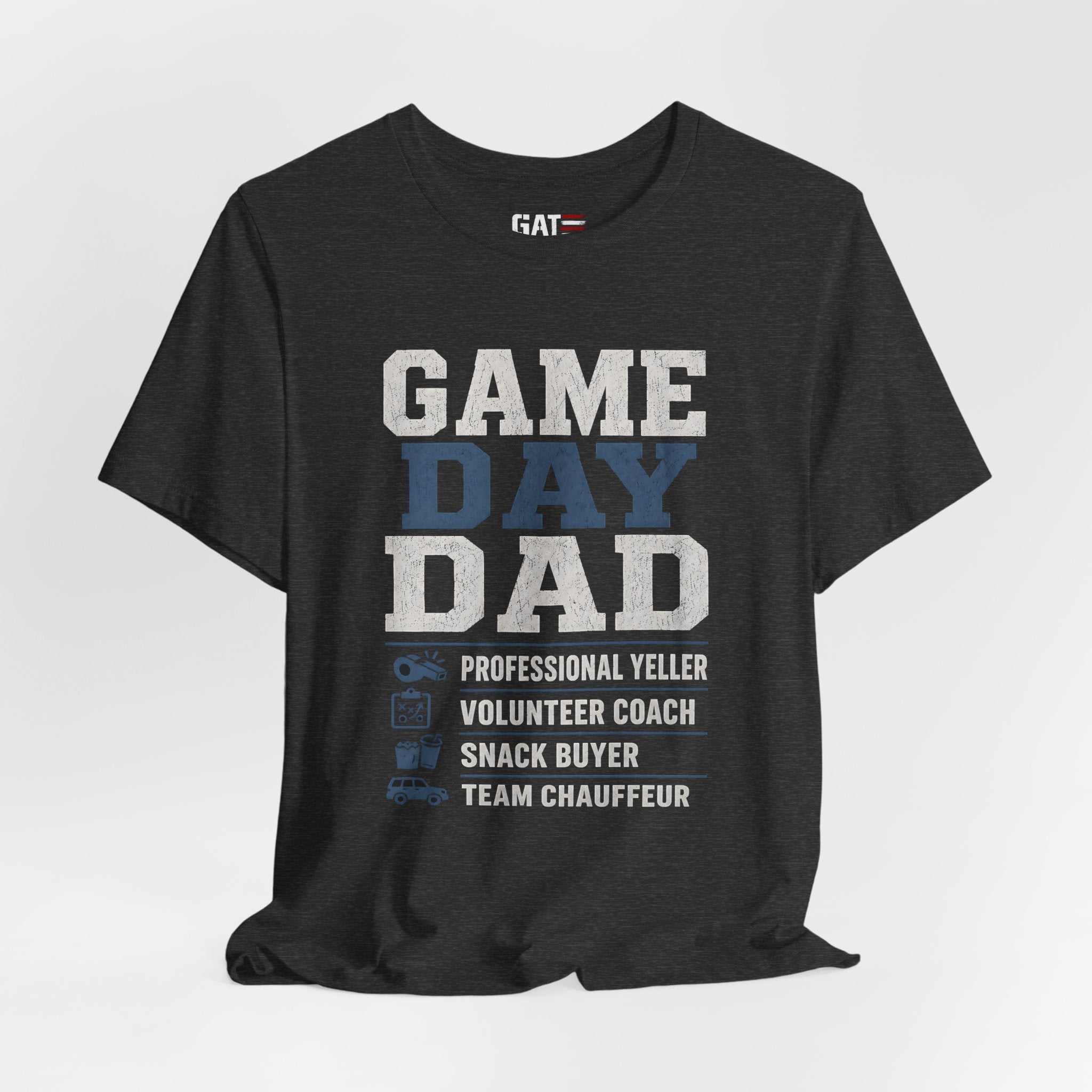 Game Day Dad Shirt, Father's Day Gift for Dad, Football Dad Tee, Baseball Dad Shirt, Team Chauffeur Coach Dad Tee