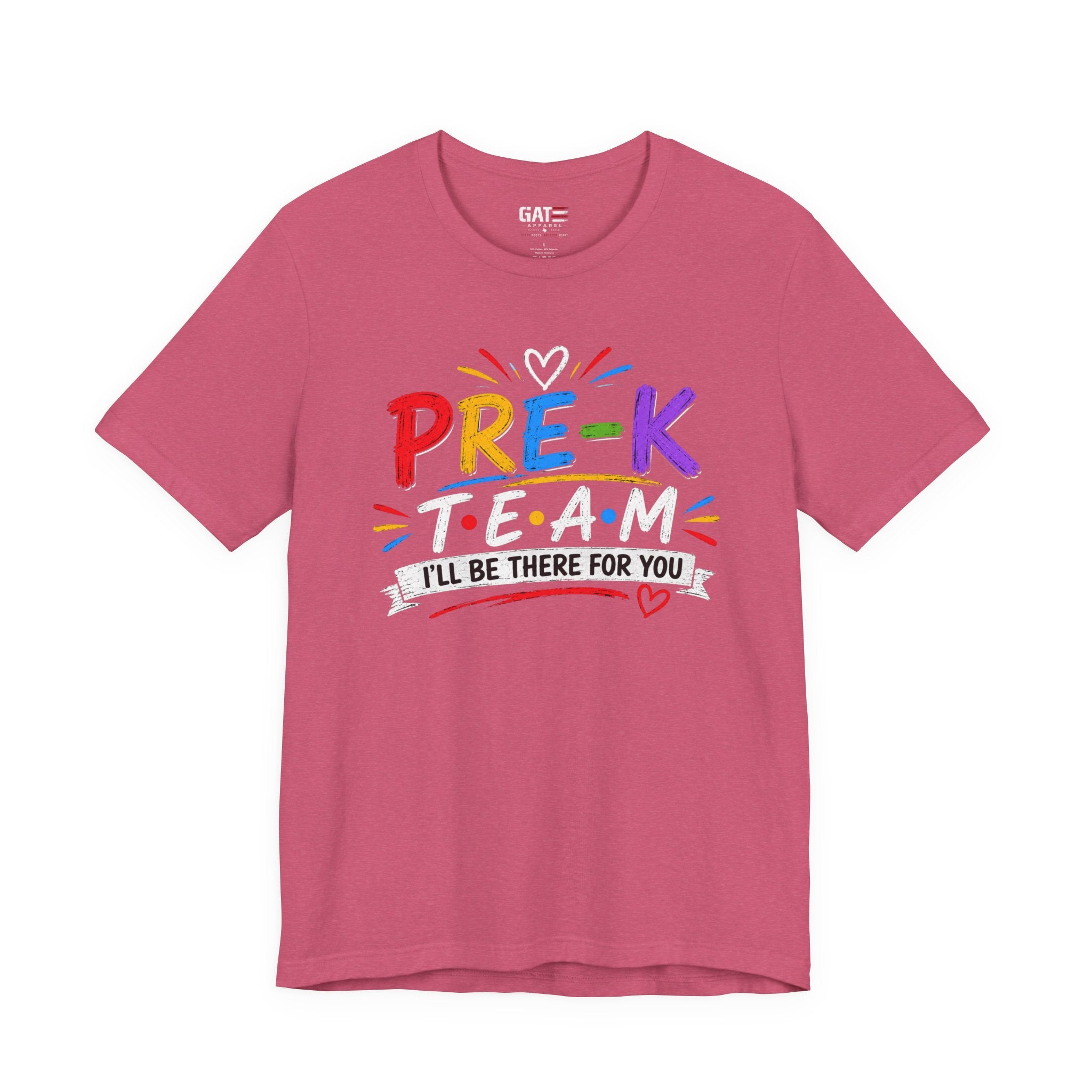 Pre-K Team Tee, Teacher Squad Shirt, Color Dot Inspired Teacher Shirt, Grade Level Team Gift, School Staff Apparel, Friends Theme