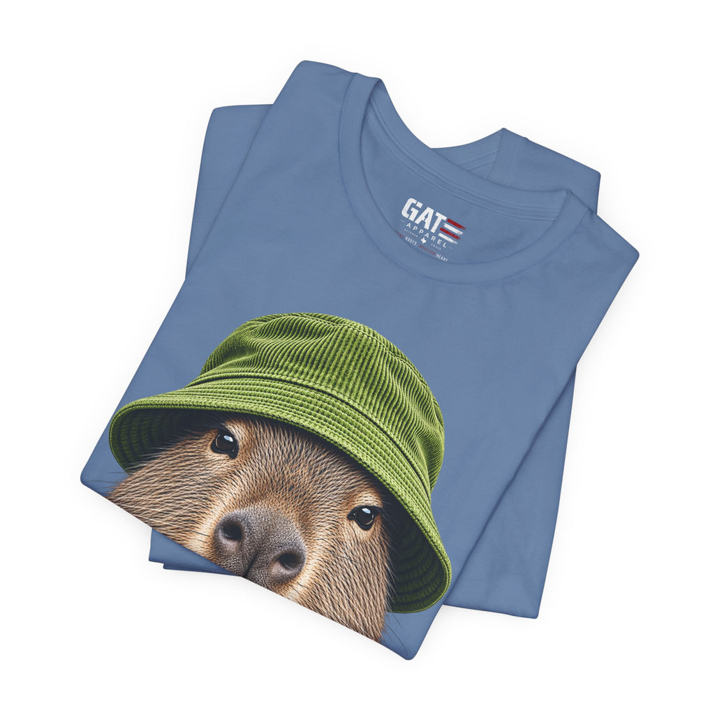 Capybara wearing a beanie graphic T-shirt - alternate product photo 21