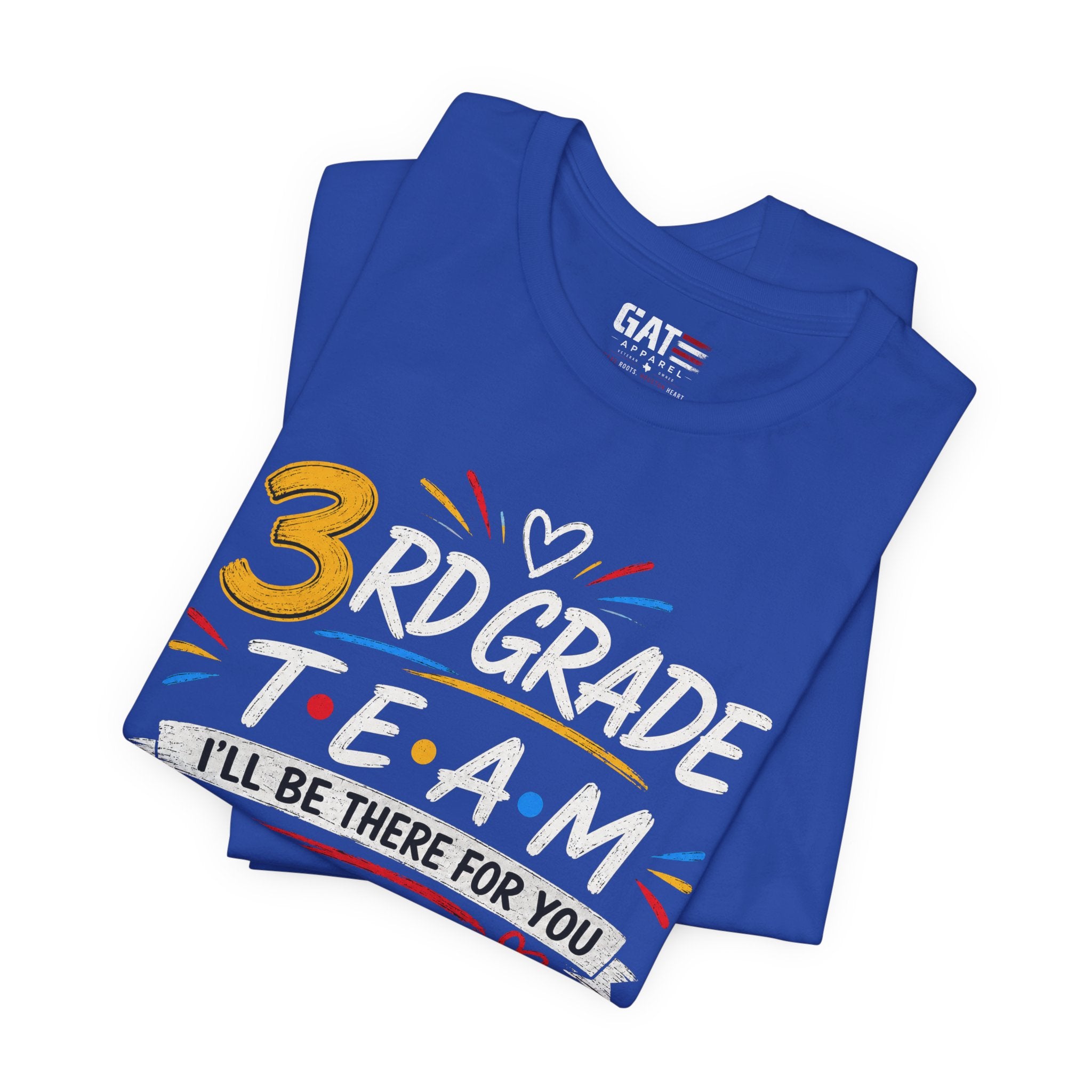 3rd Grade Team Tee, Teacher Squad Shirt, Color Dot Inspired Teacher Shirt, Grade Level Team Gift, School Staff Apparel, Friends Theme