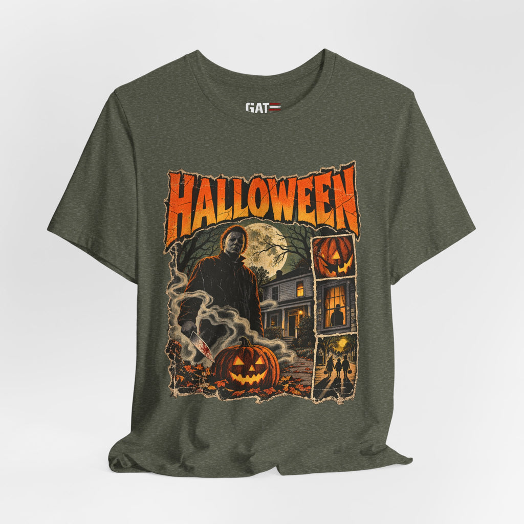 Halloween Haunted House Shirt | Grim Reaper Pumpkin Tee