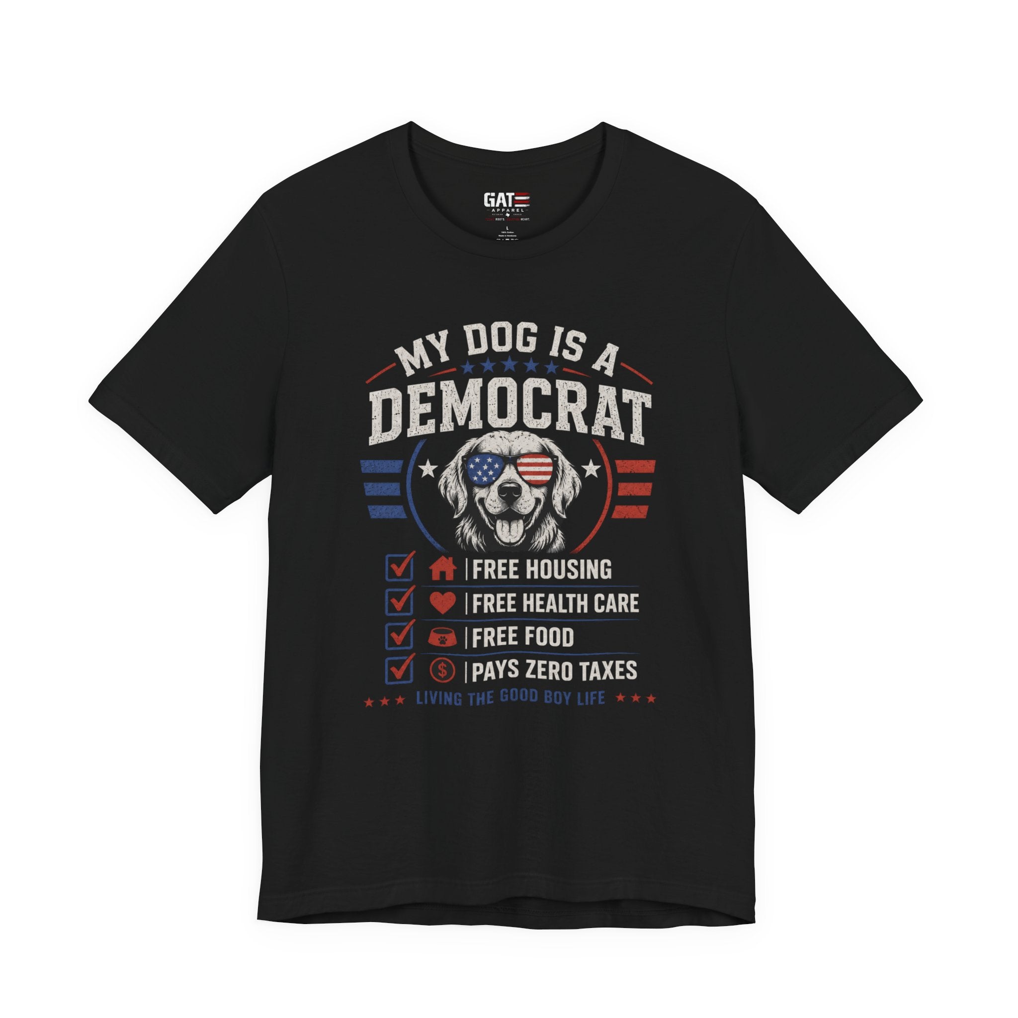 Funny Dog Lover Shirt, Political Humor Tee, Dog Dad Gift, Dog Mom Shirt, Patriotic Pet Lover Gift, Election Humor Tee