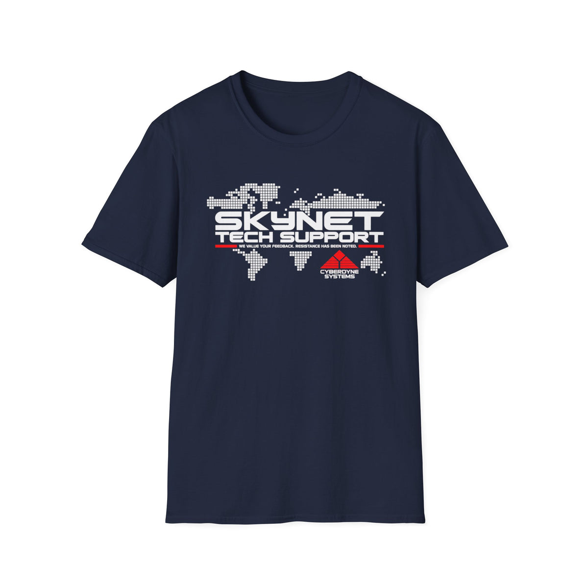 A.I. Skynet Tech Support retro futuristic graphic T-shirt - product image 3