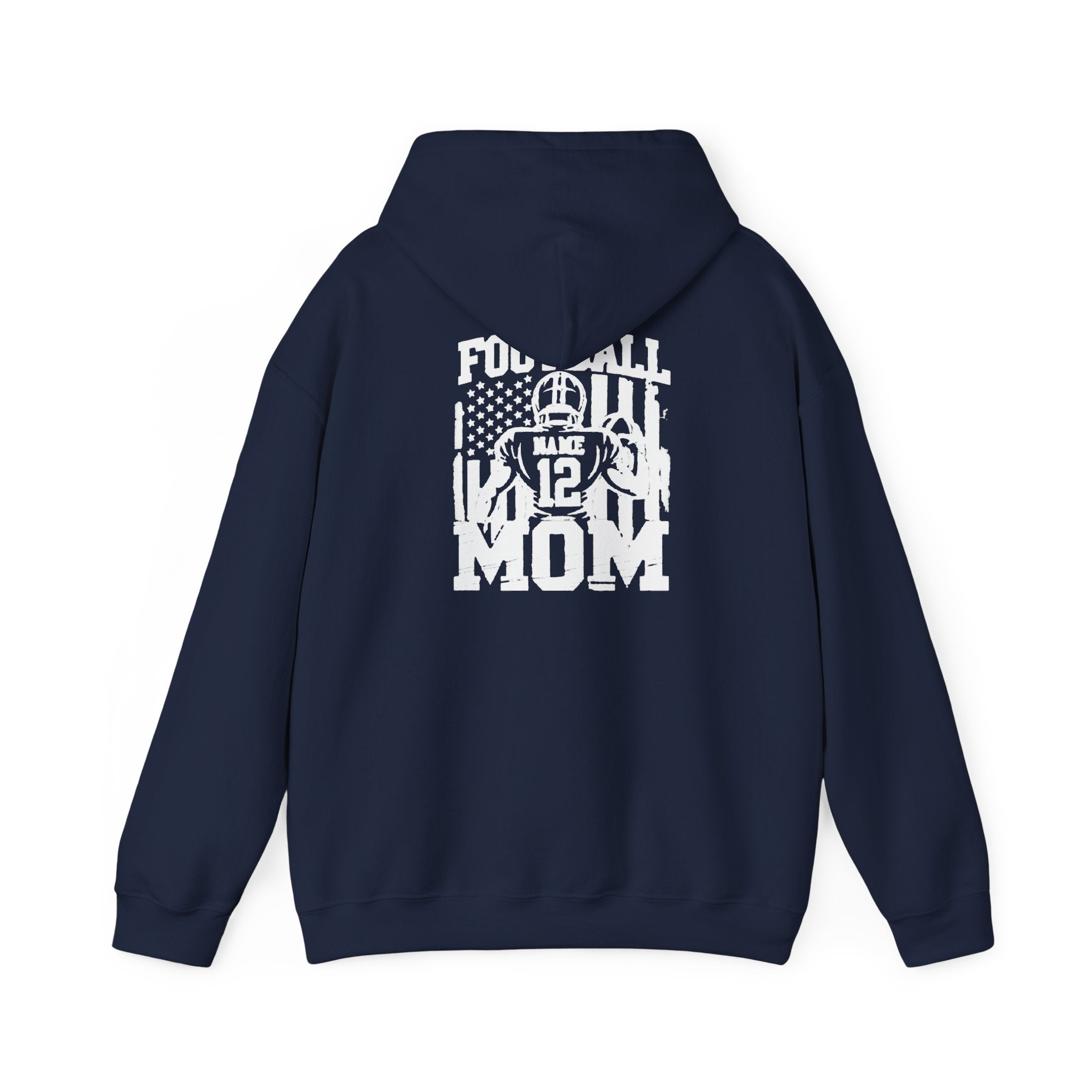 Football Mom Personalized Comfort Hoodie Custom Player Name Number Game Day Tee