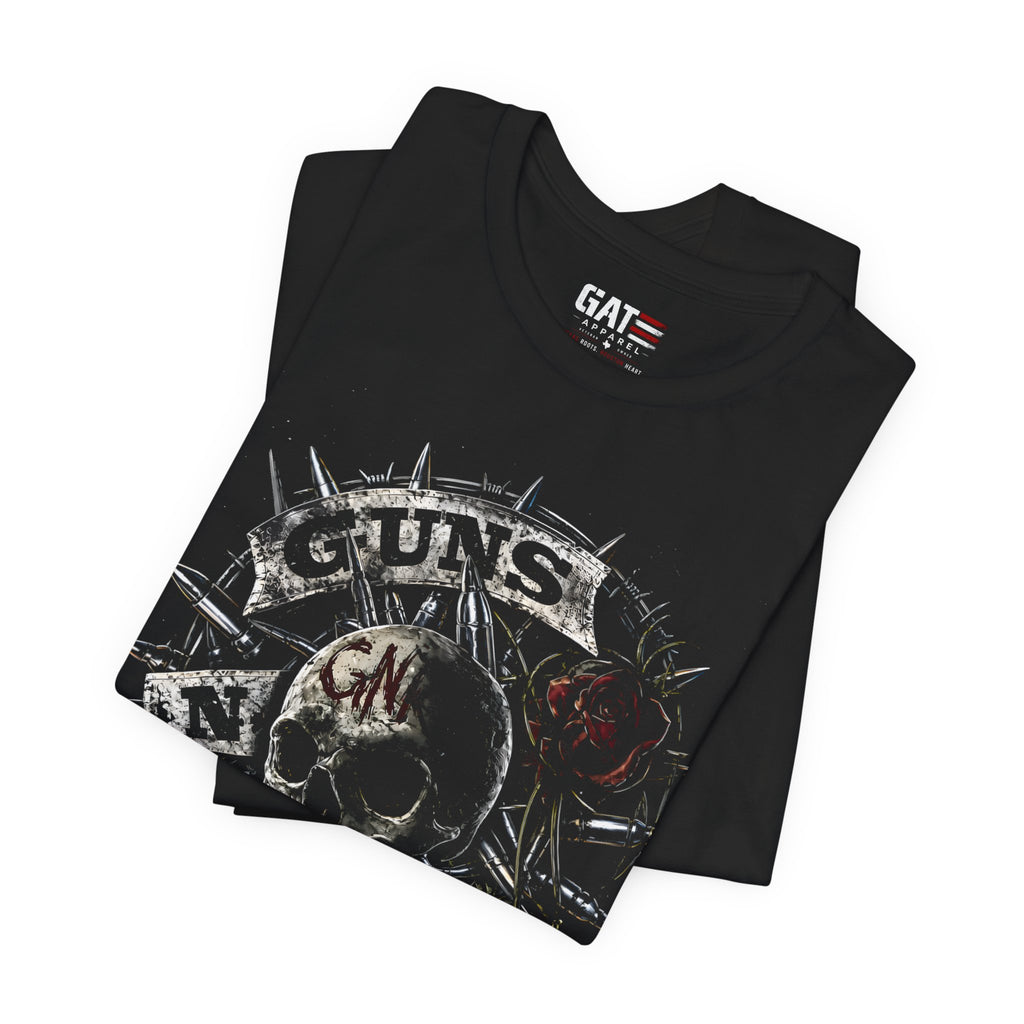 Guns and Roses Skull & Roses Band Tee