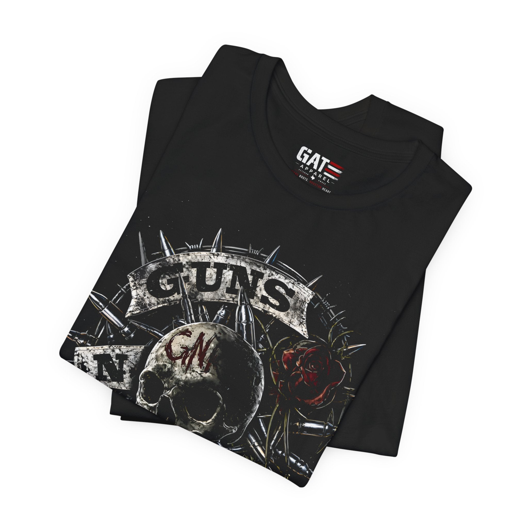 Guns and Roses Skull & Roses Band Tee
