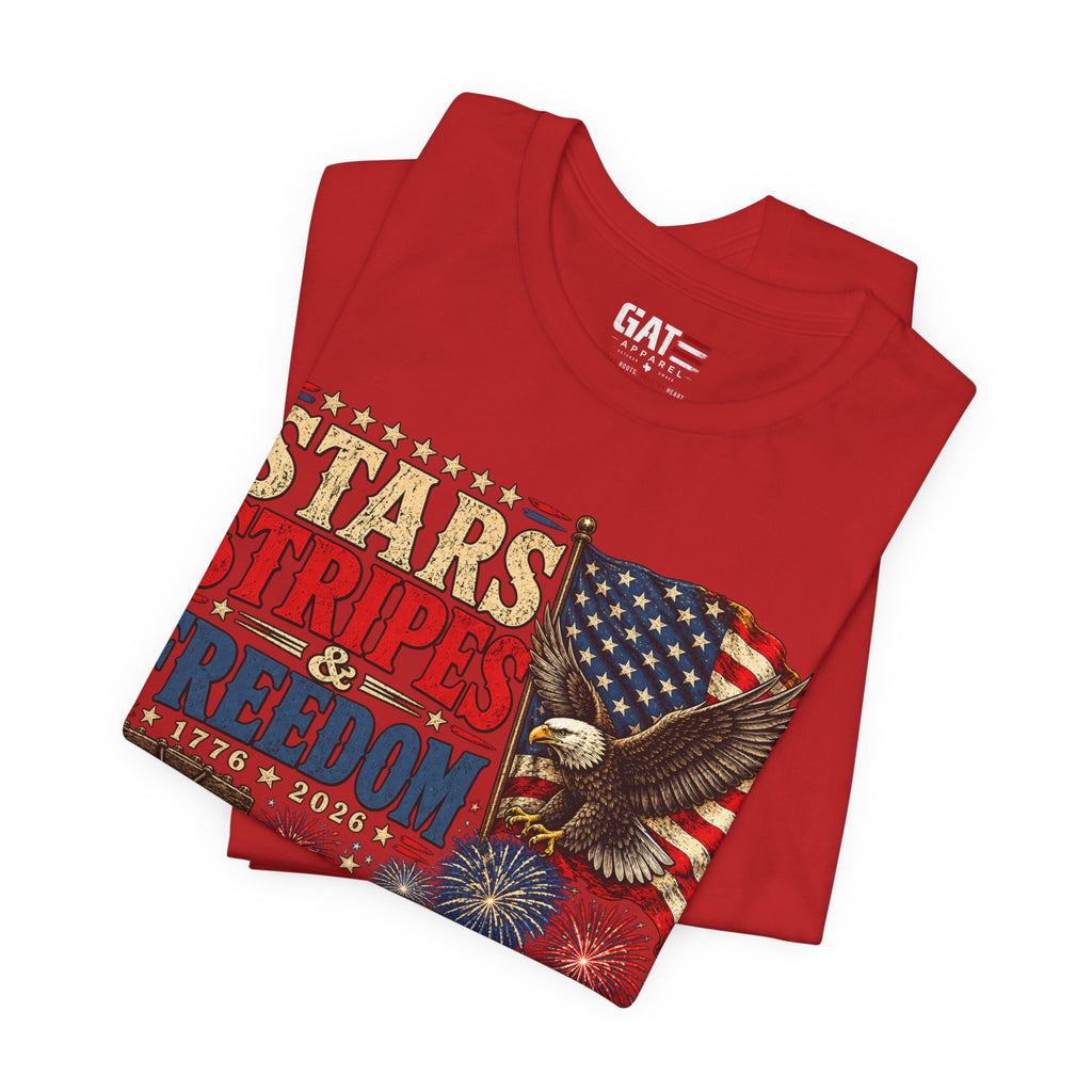 Stars Stripes & Freedom Shirt | Patriotic American Tee