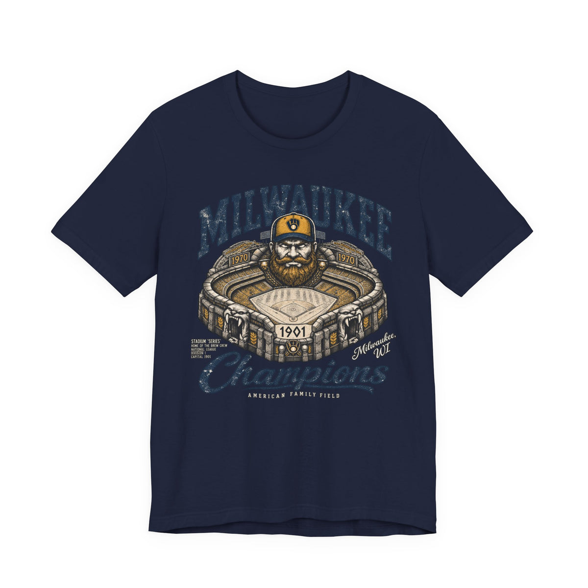 Milwaukee Brewers stadium Champions fan graphic T-shirt - alternate product photo 5