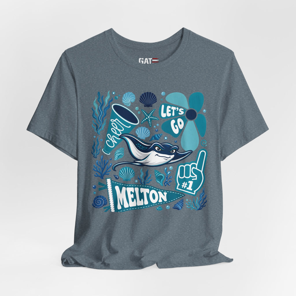 Melton Graphic Tee — 'Let's Go' Ocean Adventure T-Shirt