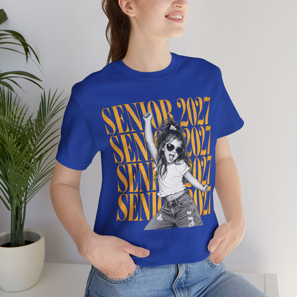 Personalized Senior 2027 Photo Shirt | Graduation Tee