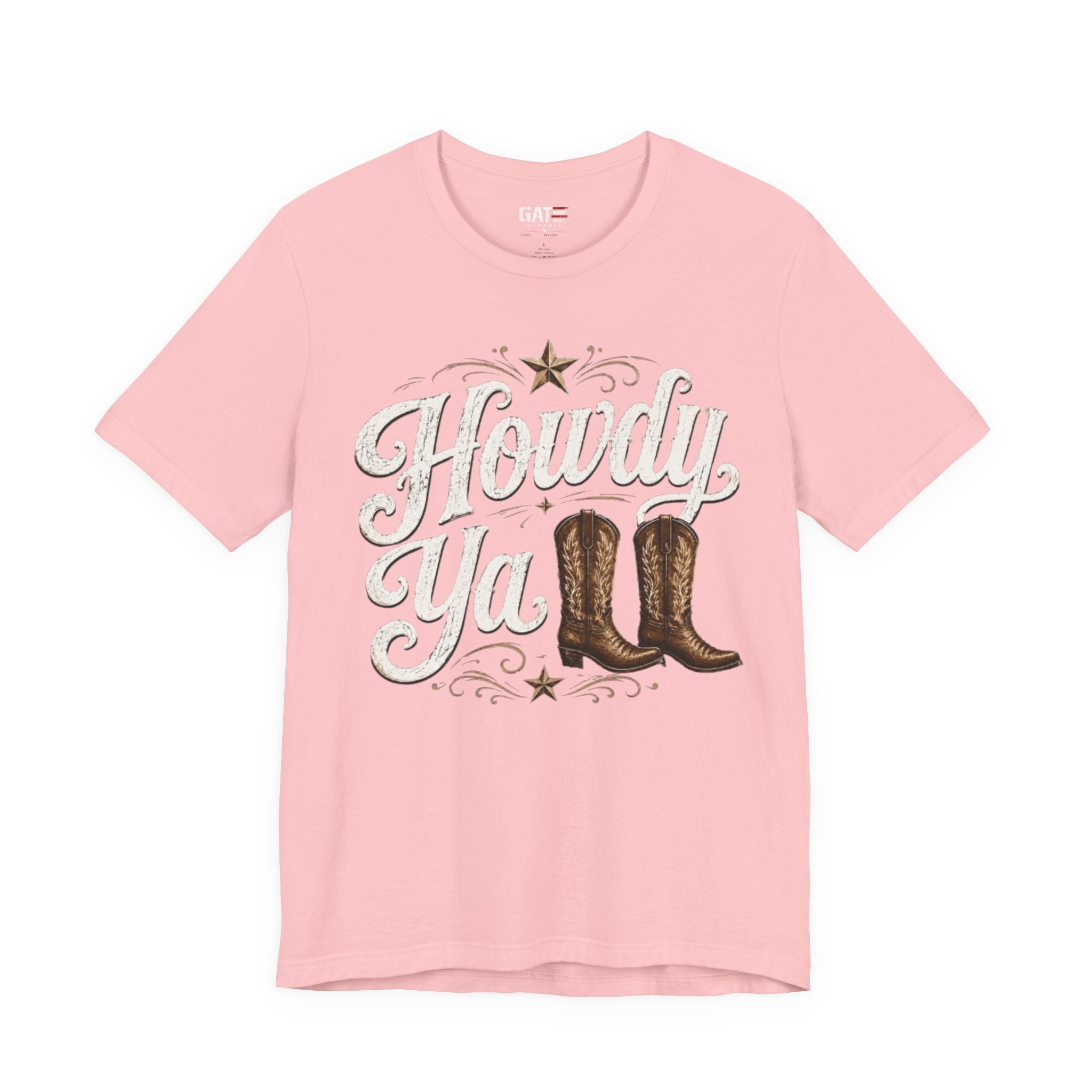 Howdy Ya Cowboy T‑Shirt – Western Boots Graphic Tee