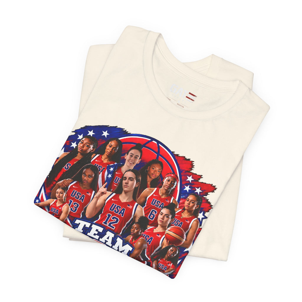Team USA Women's Basketball Shirt | FIBA Tee 2026 Design 1