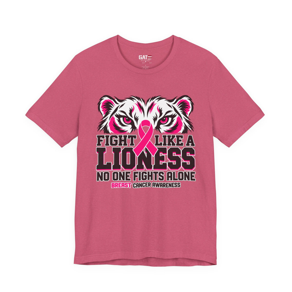 Fight Like a Lioness Breast Cancer Awareness Shirt