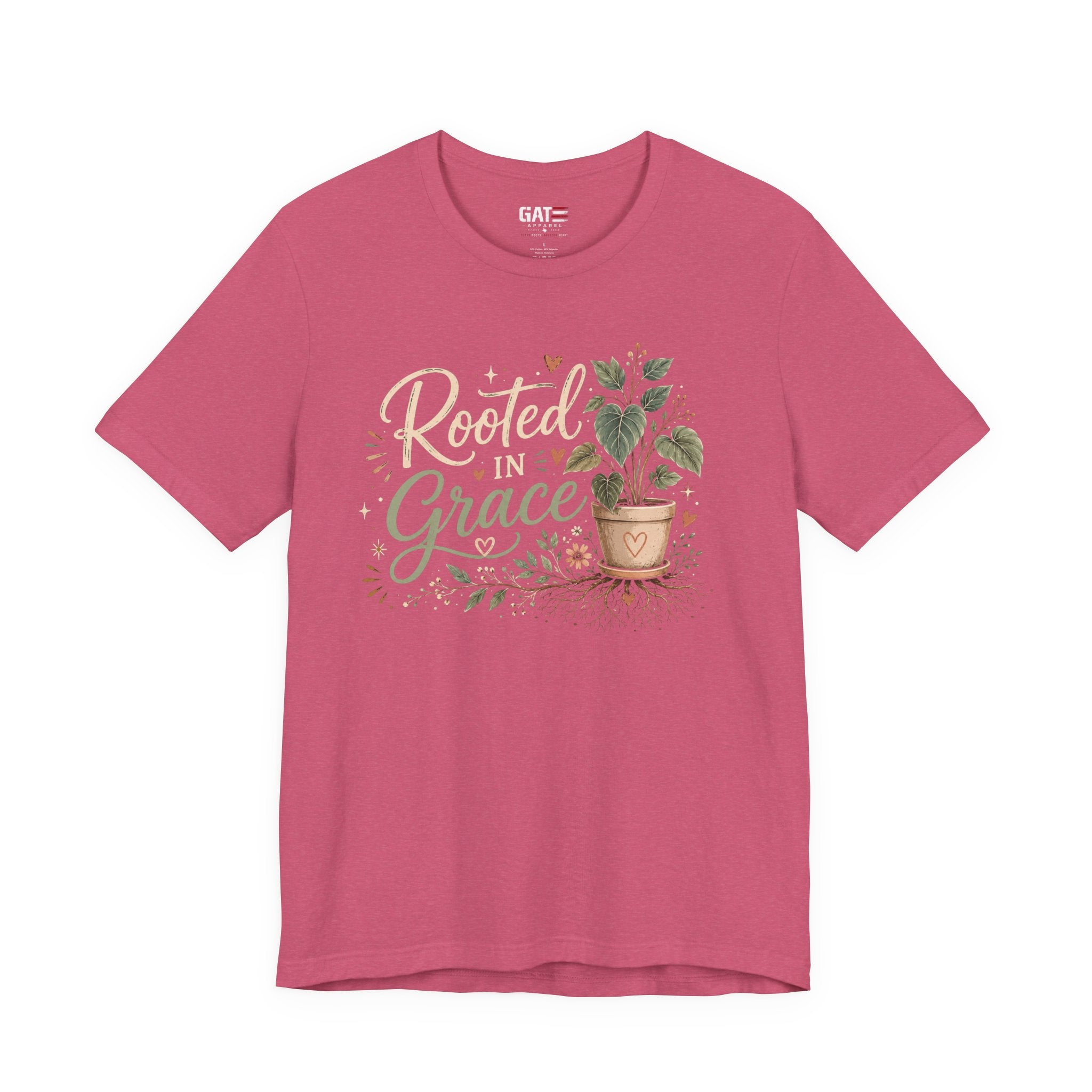 Christian Plant Lover Shirt for Women, Faith Based Gardening Tee, Houseplant Graphic Shirt, Botanical Christian Gift, Plant Mom Apparel