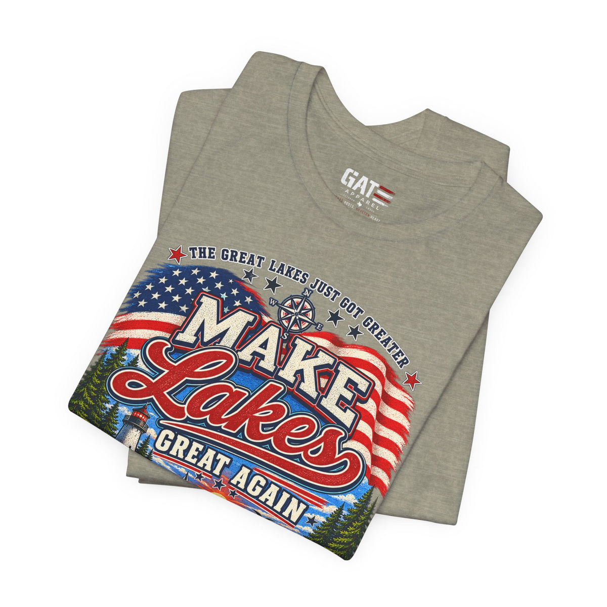 Make Lakes Great Again Shirt | Lake America Patriotic Tee