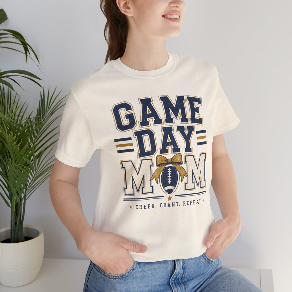 Game Day Mom T-Shirt — Football Cheer & Mom Tee ("Game Day Mom" design)