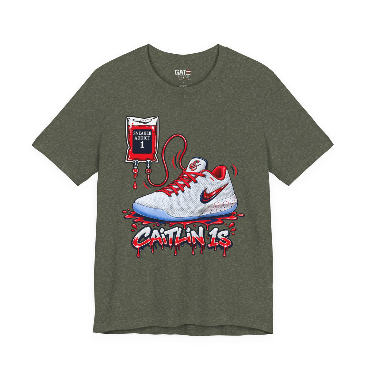 Caitlin Clark Caitlin 1s Addict Whites Sneaker Shirt