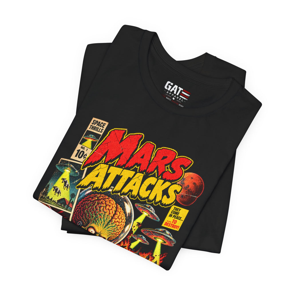Mars Attacks Shirt | Retro Sci-Fi Comic Movie Tee