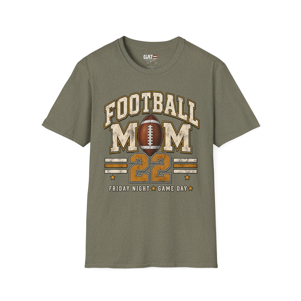 Football Mom Personalized Shirt Custom Player Name Number Game Day Tee