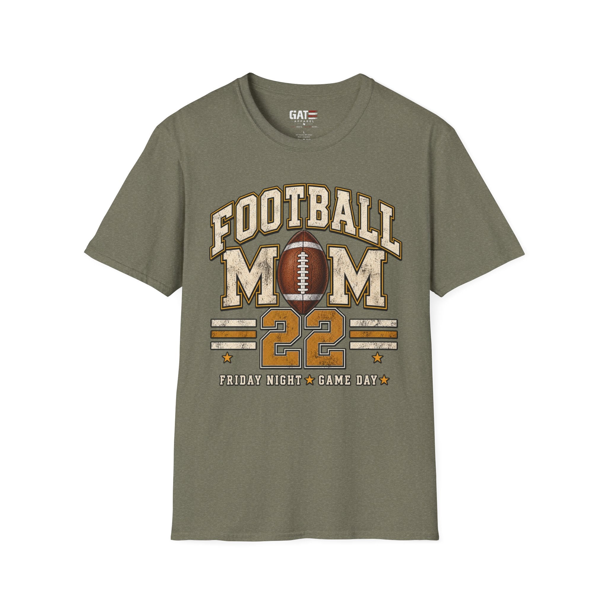 Football Mom Personalized Shirt Custom Player Name Number Game Day Tee