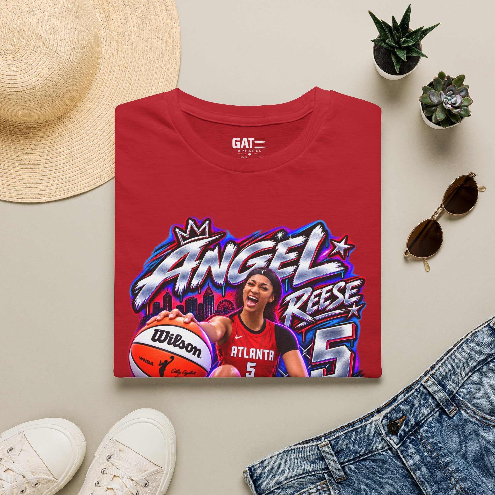 Angel Reese Atlanta Dream Shirt WNBA Basketball Graphic Tee