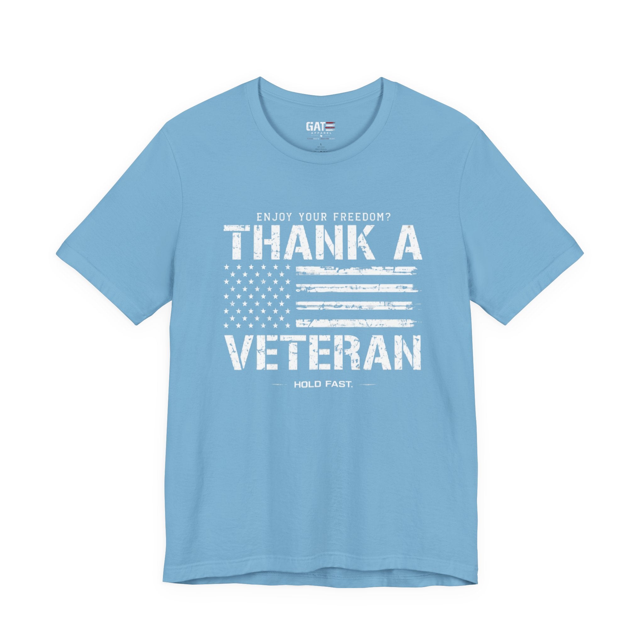 Veteran Shirt Enjoy Your Freedom Thank A Veteran Tee Patriotic American Flag Shirt Military Appreciation Gift for Men and Women