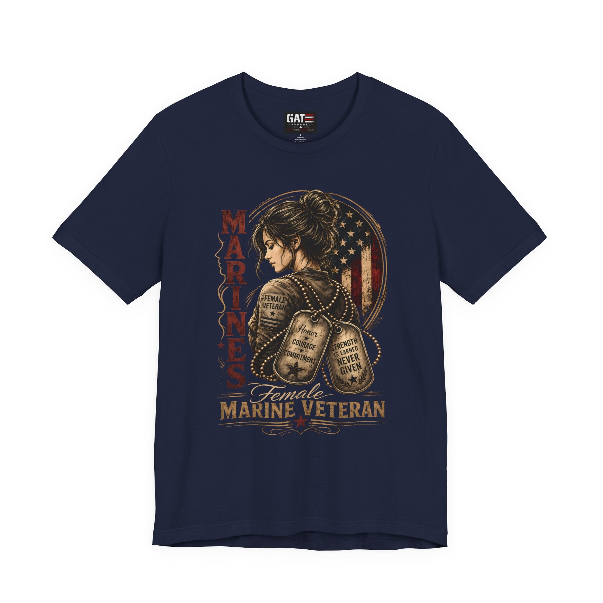 Female Marine Veteran Shirt Women Veteran Tee, Female Veteran Gift, Patriotic Military Shirt Women