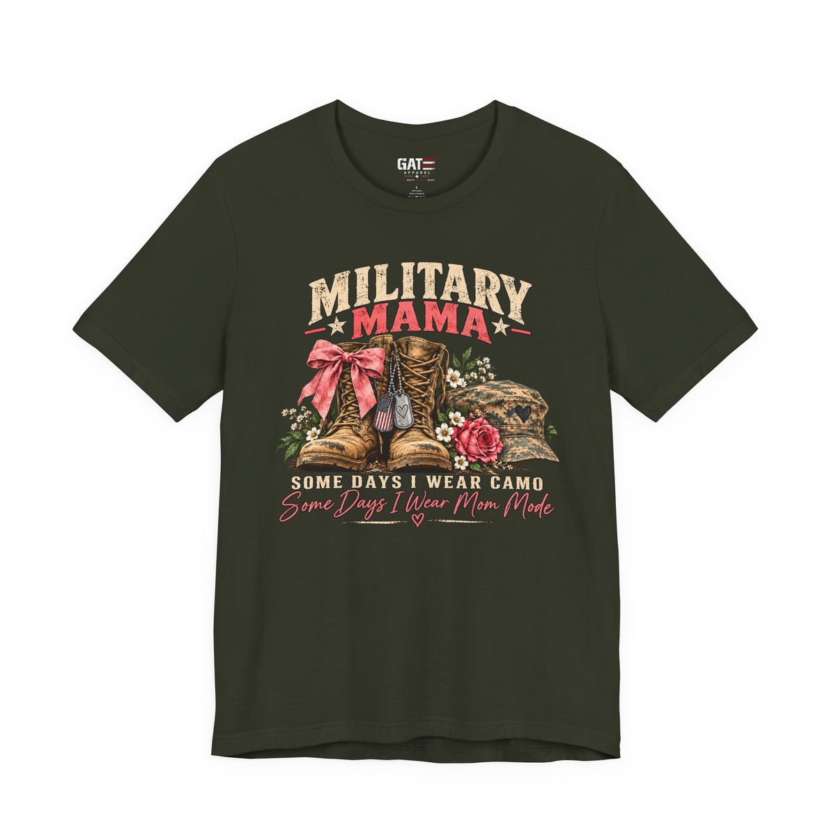 Military Mama Shirt | Serving My Country, Raising My Littles Tee