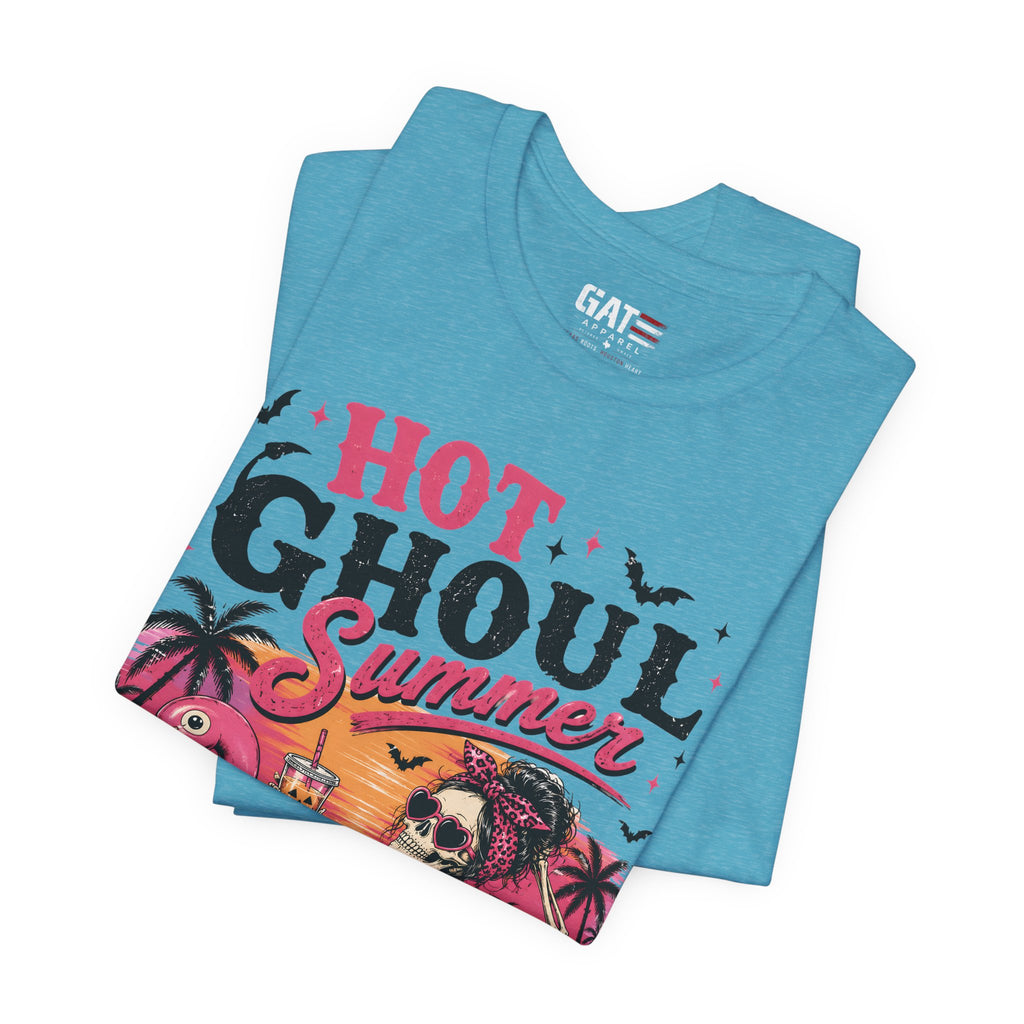 Summerween Shirt, Spooky Beach Shirt, Ghost Beach Tee, Halloween Beach Shirt, Coastal Halloween Tee, Tropical Ghost Shirt