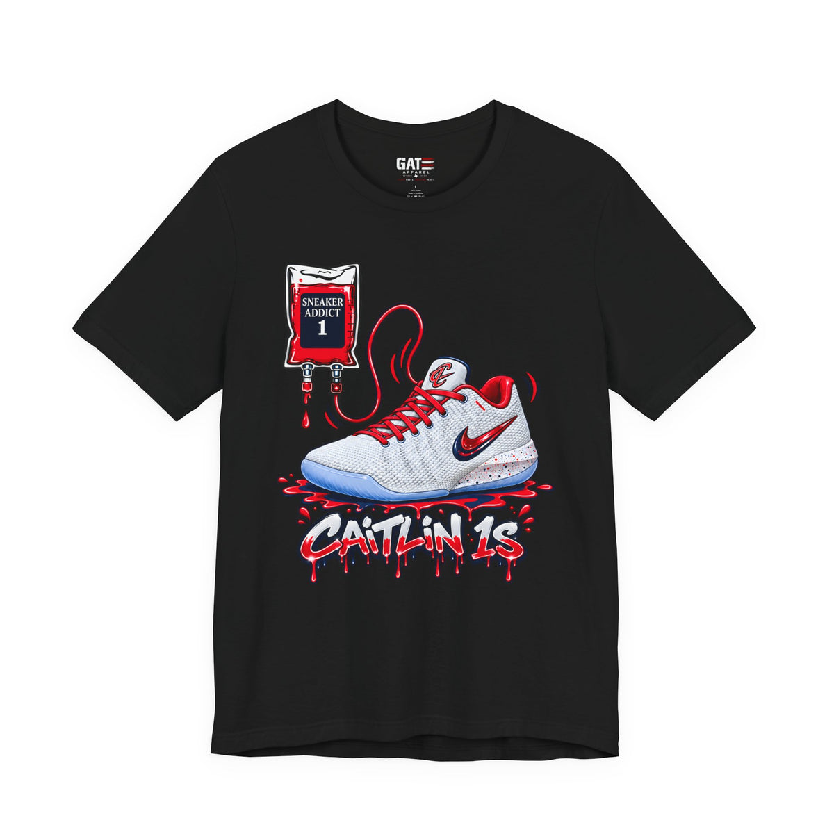 Caitlin Clark Caitlin 1s Addict Whites Sneaker Shirt