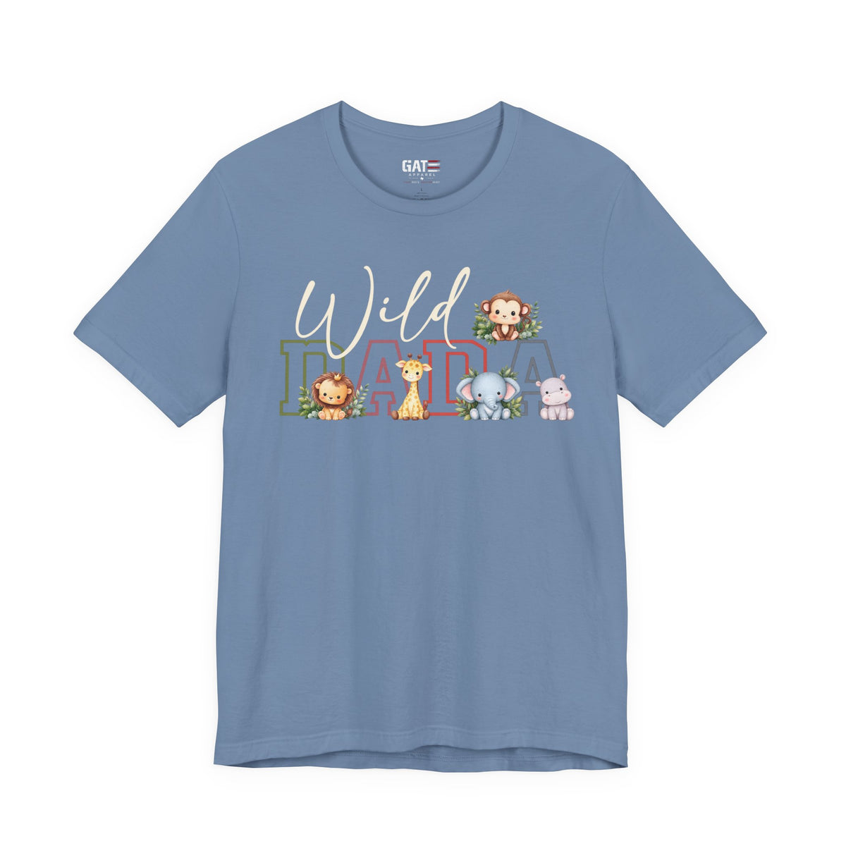 Wild Dada Safari Animals Tee – Cute Jungle Baby Animal Graphic Shirt - product image 14