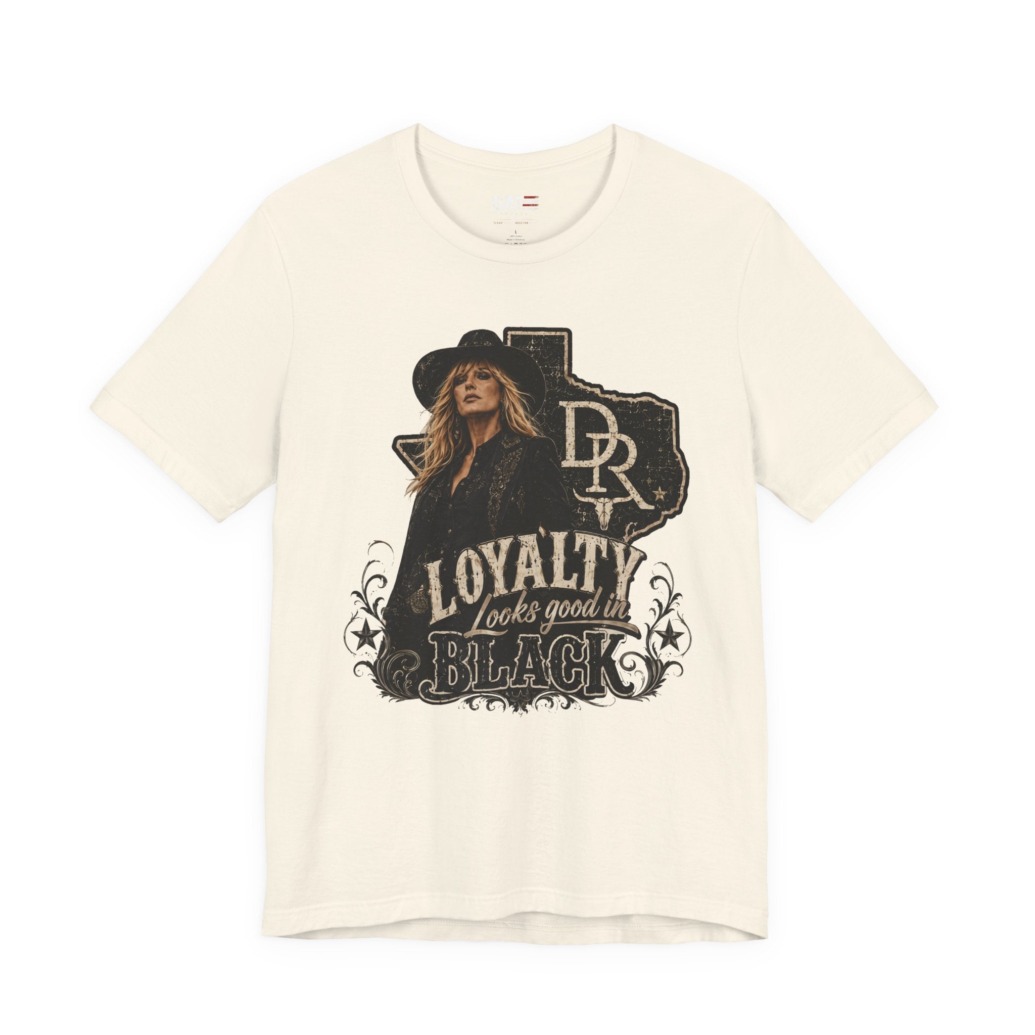 Beth Dutton|Loyalty Looks Good in Black Tee — Texas Country Music Graphic T-Shirt