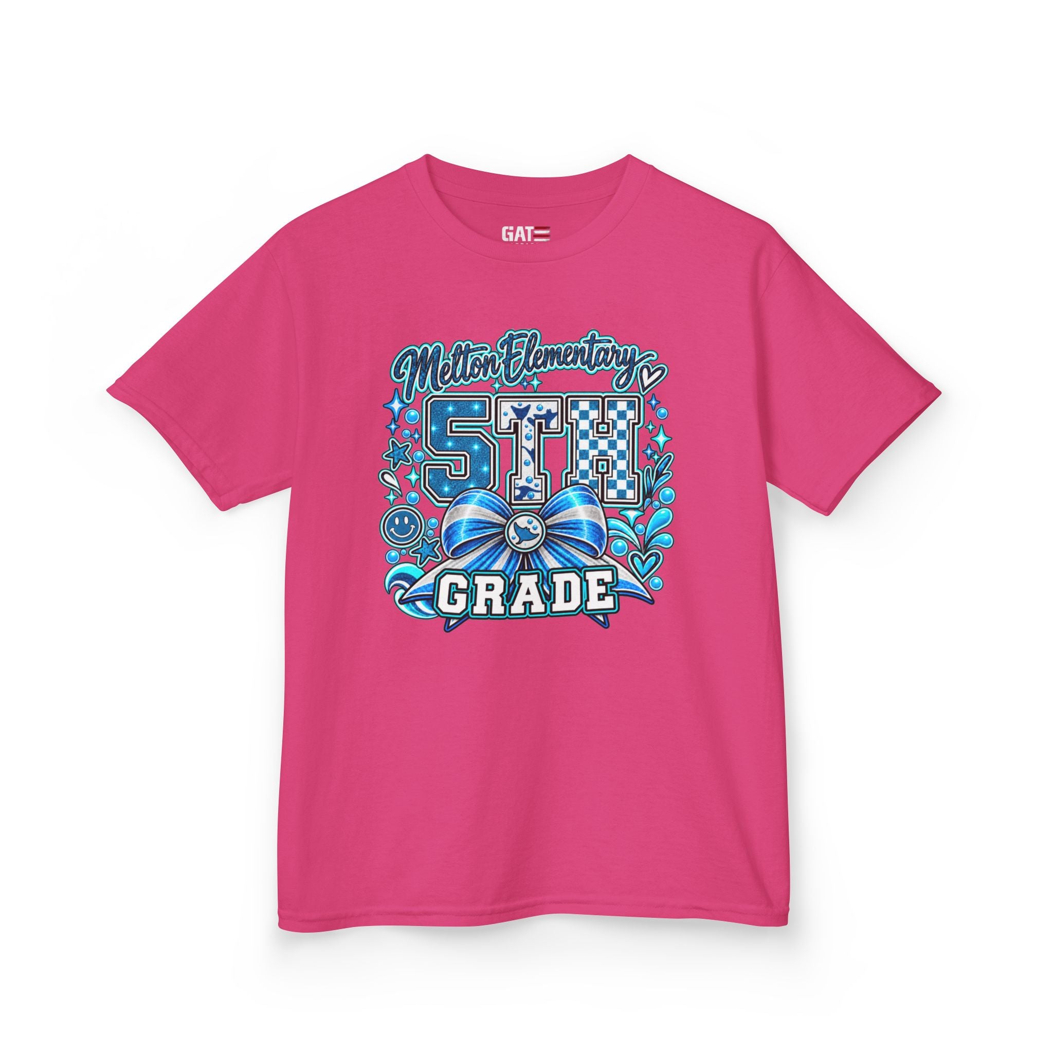 Melton 5th Grade Kids T‑Shirt — Ribbon Design