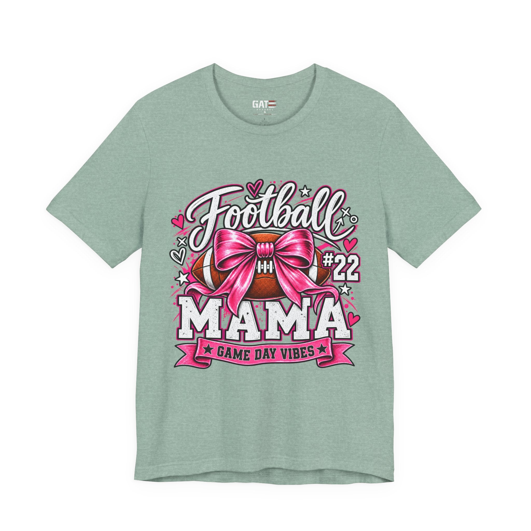 Football Mom Personalized Shirt Custom Player Name Number Player Game Day Tee