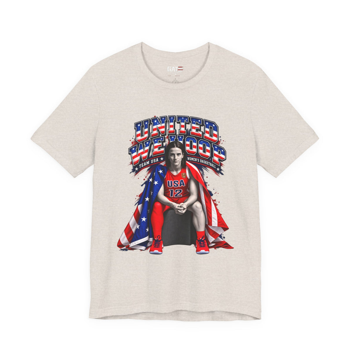 Caitlin Clark Team USA Shirt | WNBA Tee Style 2