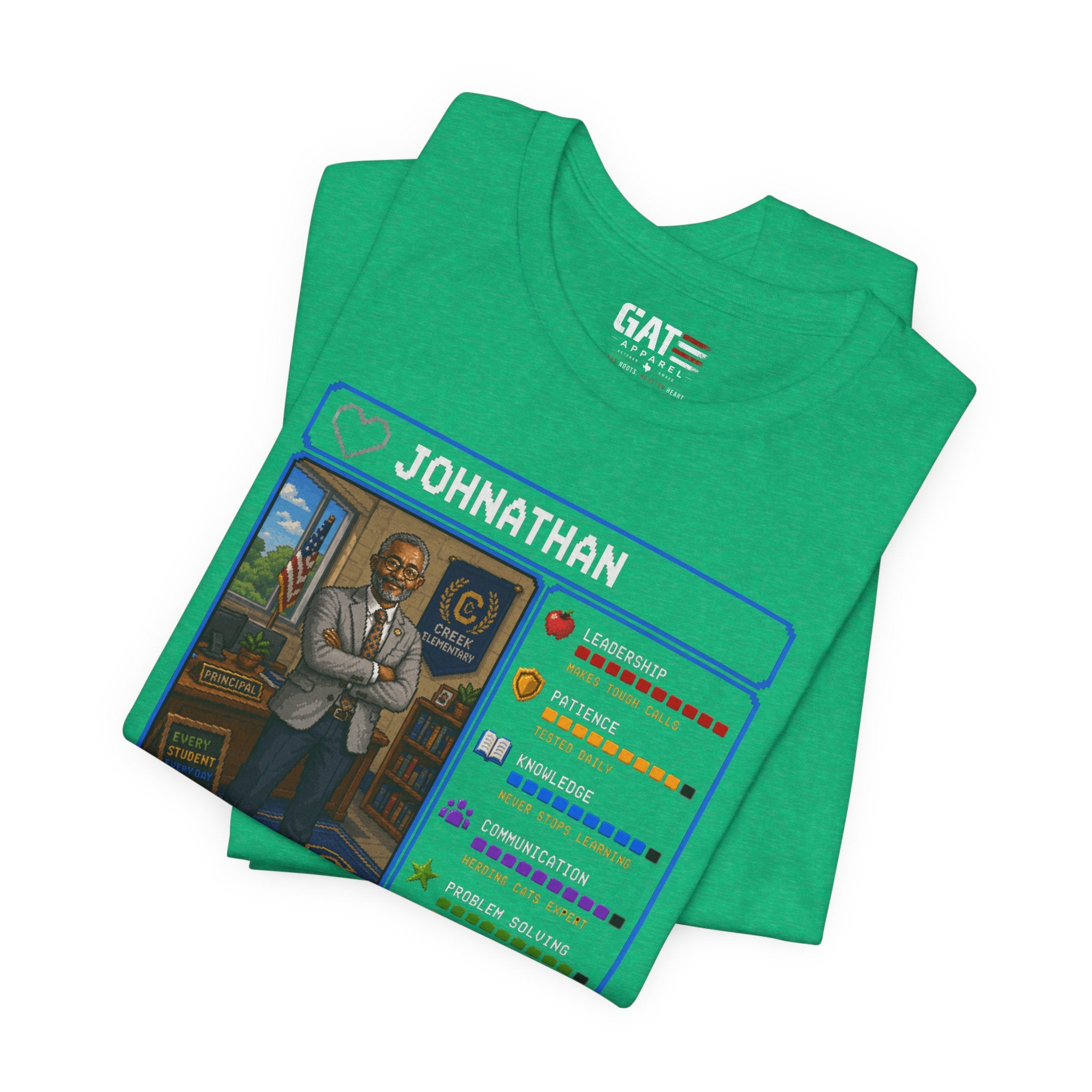 Custom Principal RPG Character Shirt | Personalized School Administrator Gift