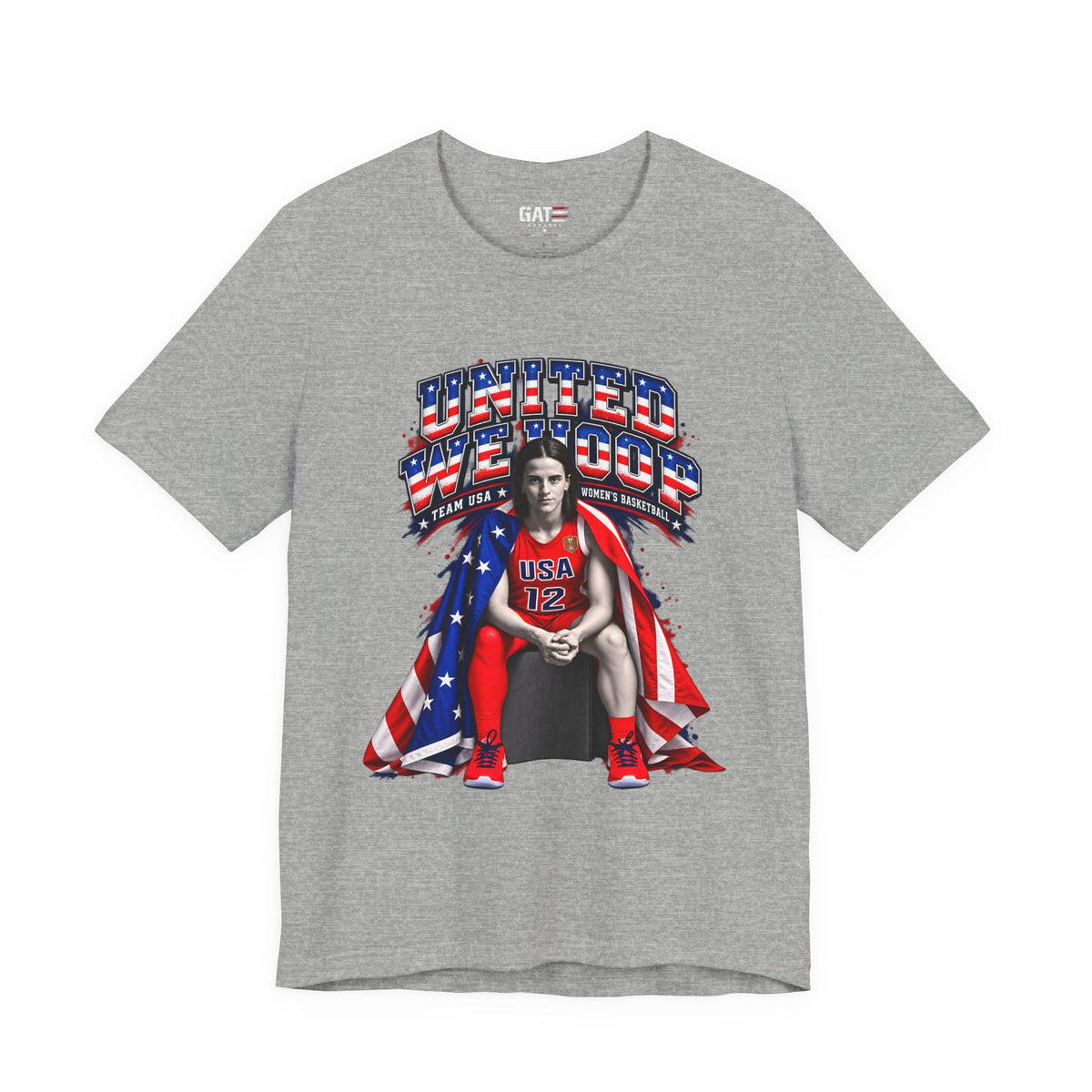 Caitlin Clark Team USA Shirt | WNBA Tee Style 2