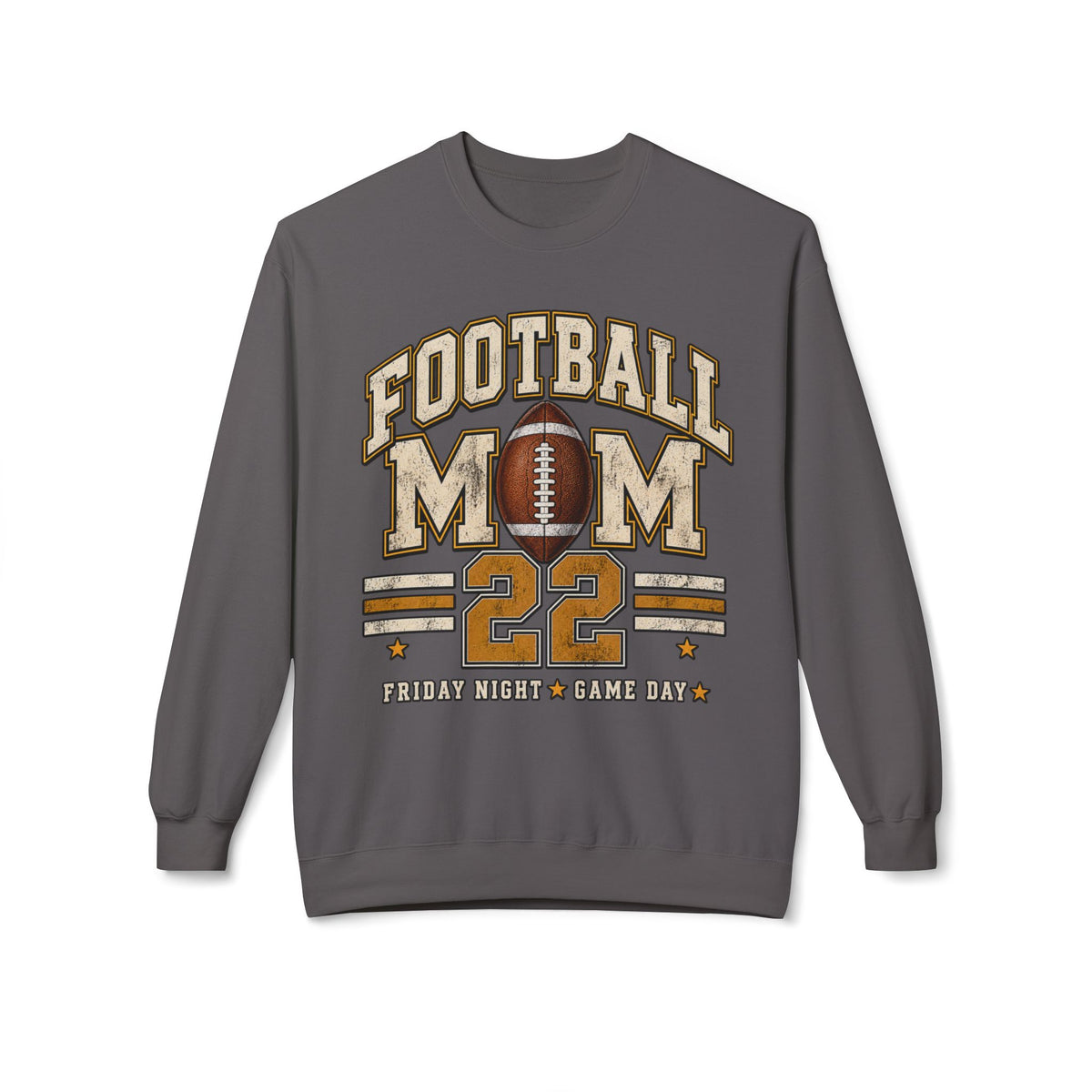 Personalized Football Mom Crewneck Sweatshirt | Custom Player Name & Number