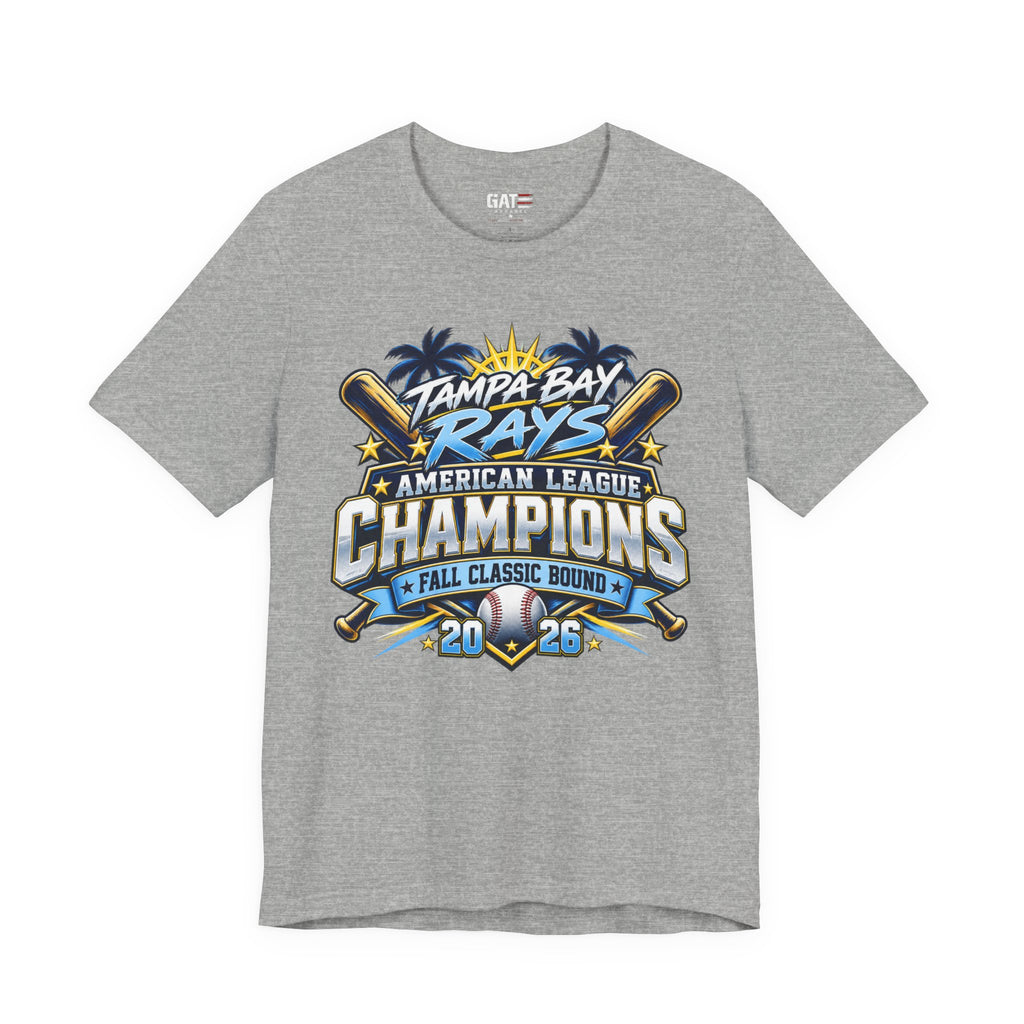 Tampa Bay Rays "American League Champions" Tee — 2026 Fall Classic Bound Baseball Shirt